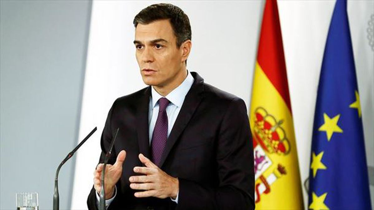 Pedro Sánchez comparece ante los medios