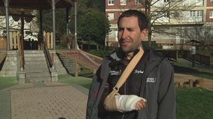 Denboraldi berria zorigaiztoko erorikoarekin hasi du Mikel Bizkarrak