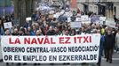 Manifestación entre Santurtzi y Sestao en apoyo a los trabajadores de&#8230;