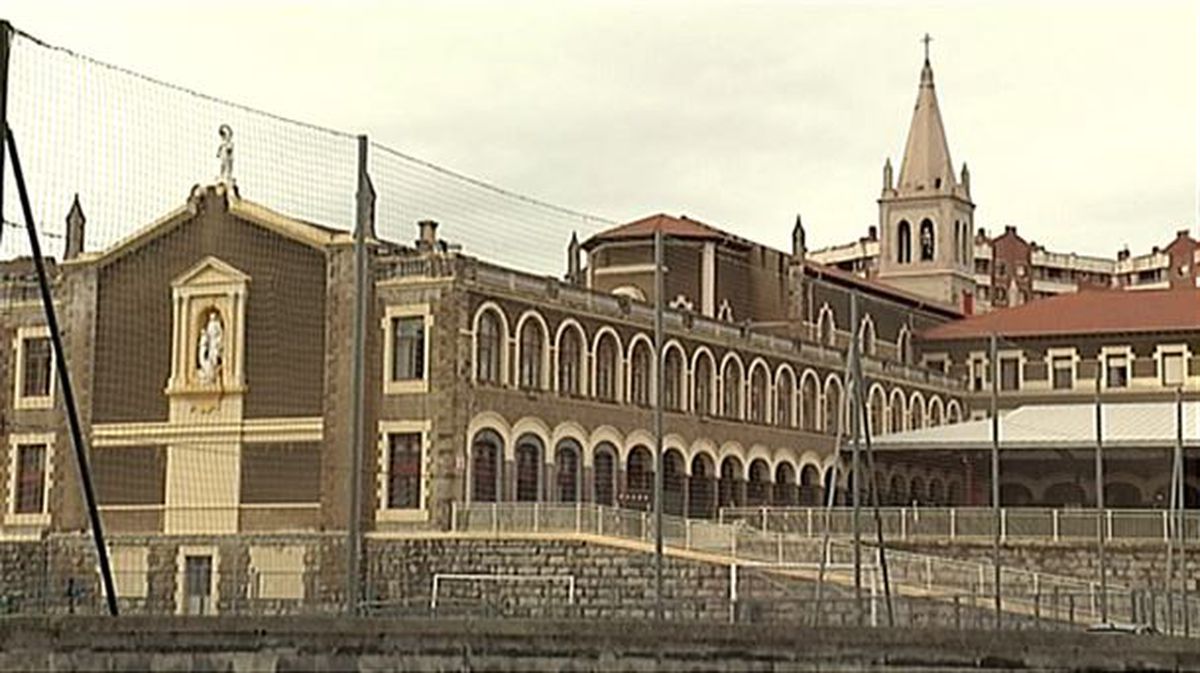 Colegio Salesianos de Deusto. Imagen obtenida de un vídeo de ETB.