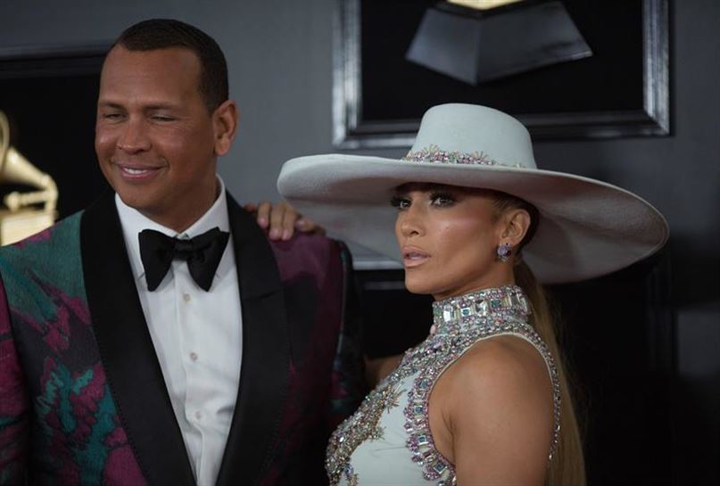 Jennifer Lopez, Alex Rodriguez. EFE