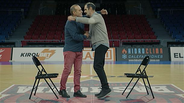 Rafa Muntion e Iñaki Garaialde un tandem de lujo de Radio Vitoria en Baloncesto