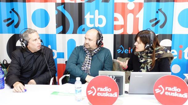 Guillermo Martínez, Iñigo Lejarza y Miriam Duque