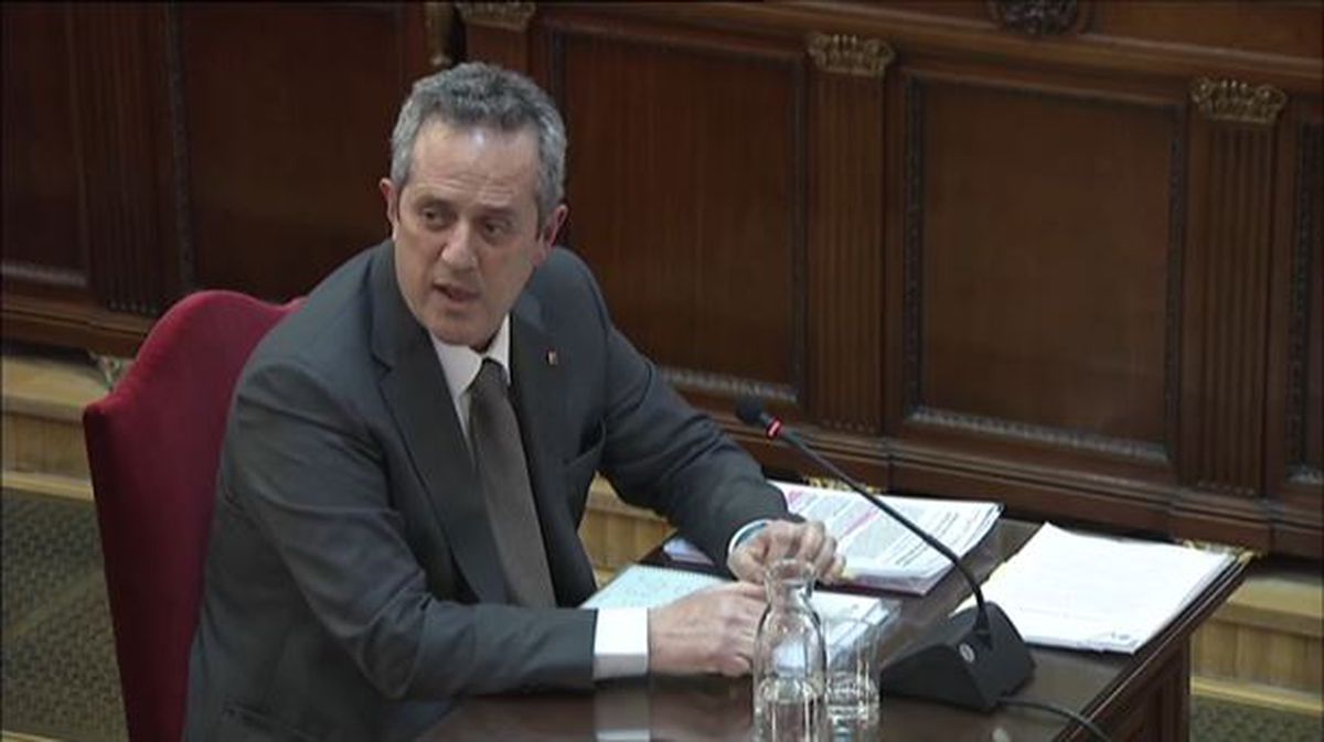 Joaquim Forn declara en el juicio del procés