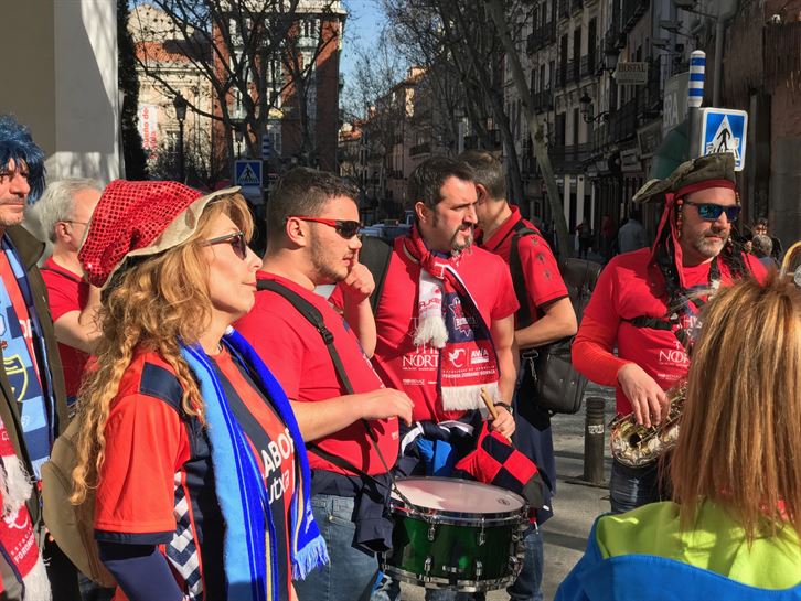 Afición del Baskonia en Madrid