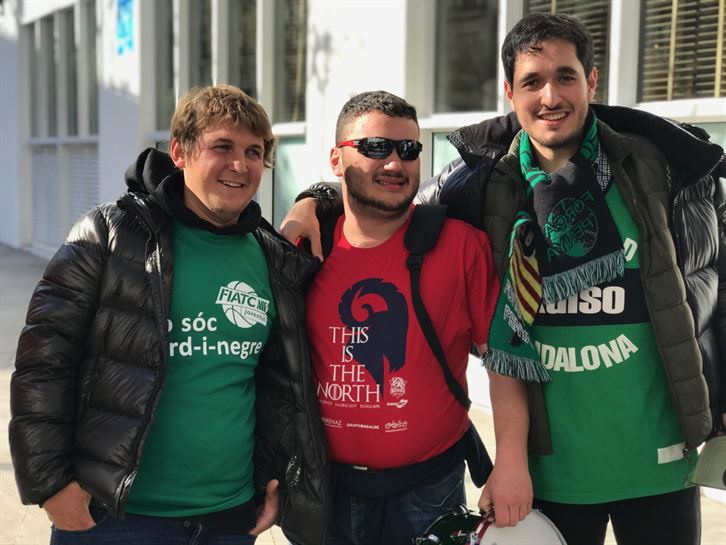 Afición del Baskonia en Madrid
