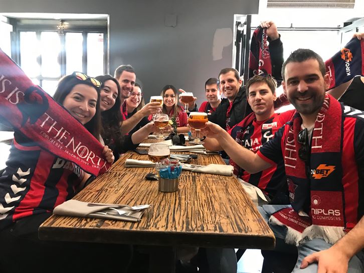 Afición del Baskonia en Madrid