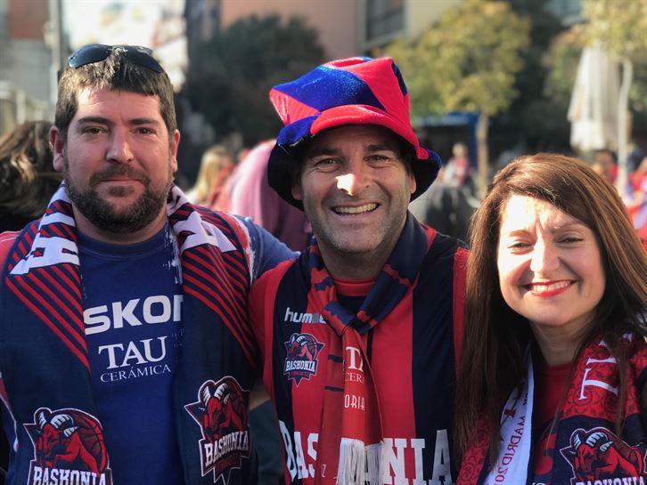 Afición del Baskonia en Madrid