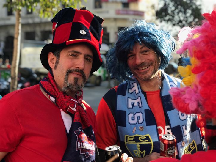 Afición del Baskonia en Madrid