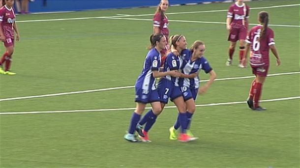 El partido de la Segunda División de fútbol femenino Osasuna vs Alavés, este domingo, en EiTB.