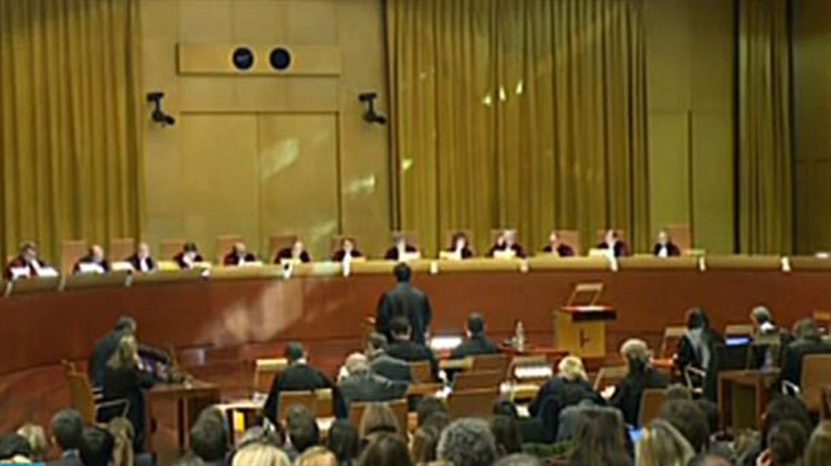 El Tribunal de Justicia de la Unión Europea. Imagen obtenida de un vídeo de EiTB.