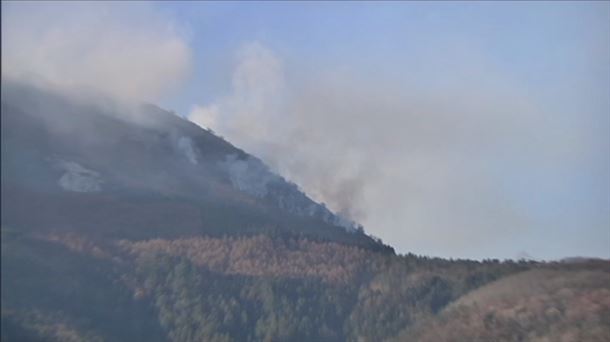 Incendio en Aralar