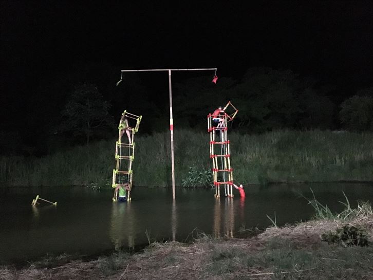 Iñaki y Teresa en el duelo