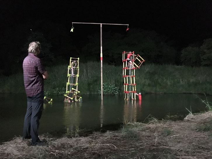 Iñaki y Teresa en el duelo