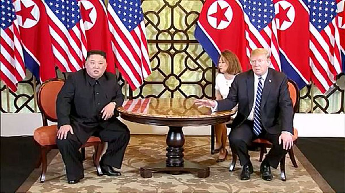 Donald Trump eta Kim Jong-un
