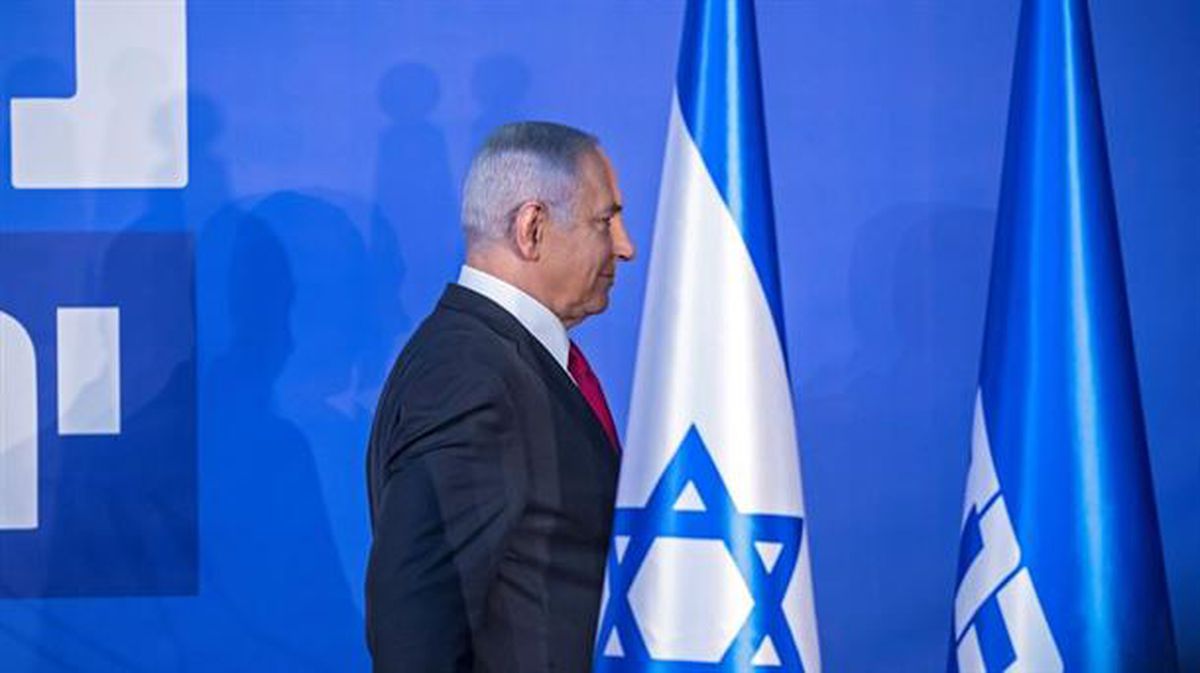 Benjamin Netanyahu Israelgo lehen ministroa artxiboko argazki batean