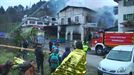 Fallece una persona en el incendio de una fábrica abandonada de San Sebastián