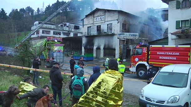 Incendio en San Sebastián