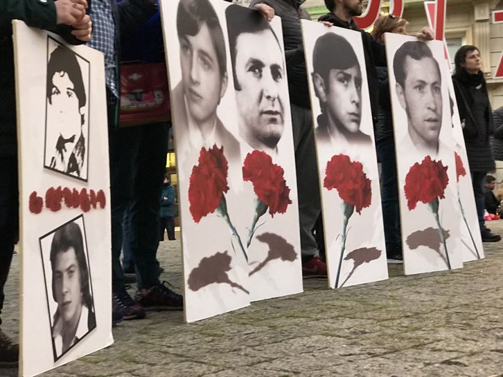 Recuerdo a los trabajadores asesinados