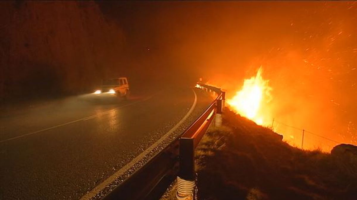 Incendio en Asturias.