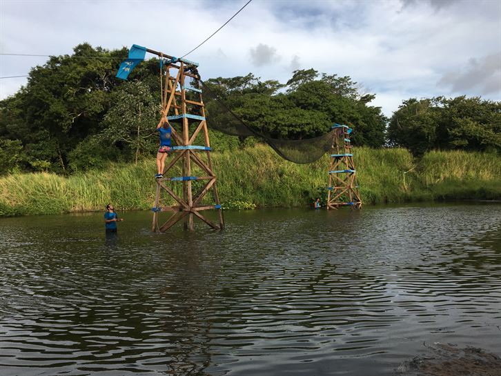 David Seco y Ziortza el el duelo de la red