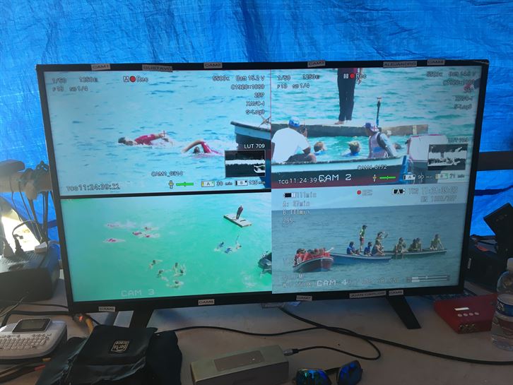 Grabando el juego de mantenerse a flote