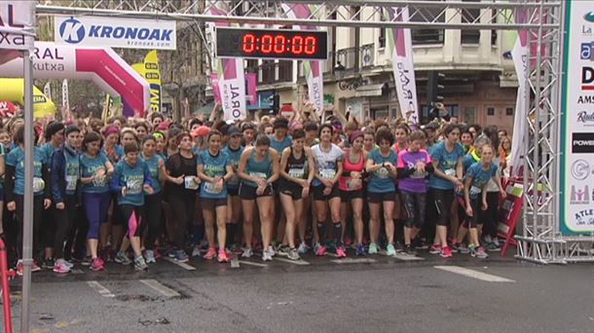 Imagen de la carrera, justo antes de comenzar