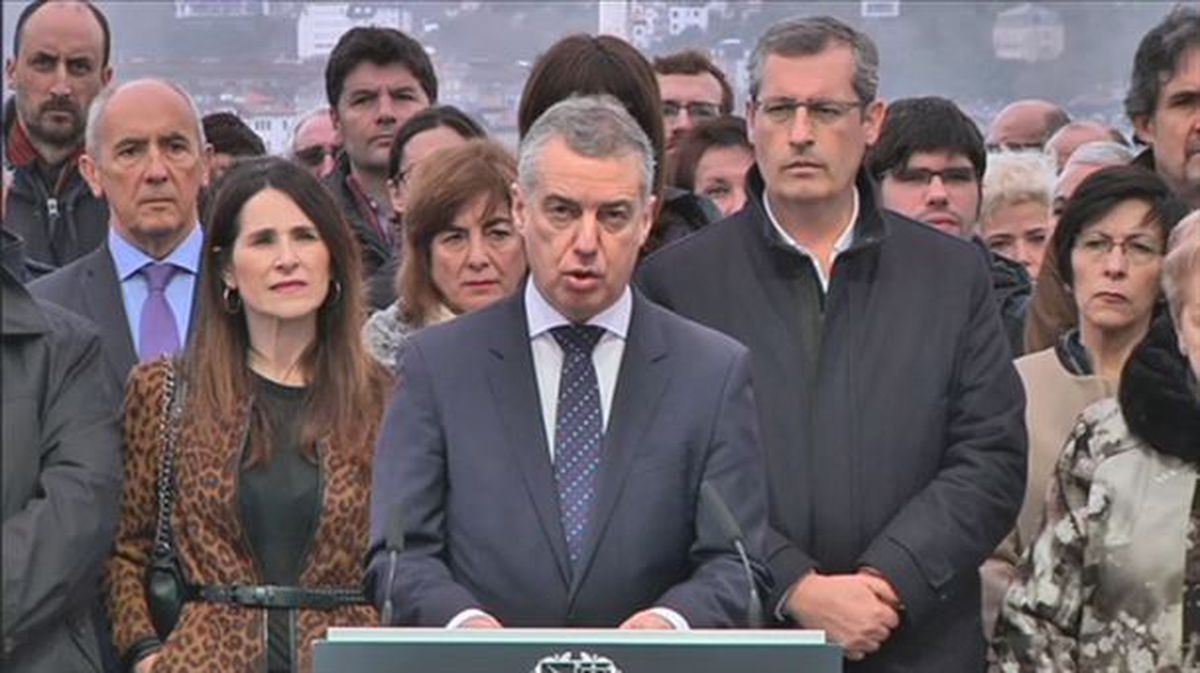 Iñigo Urkullu en San Sebastián con motivo del Día Europeo de las Víctimas del Terrorismo