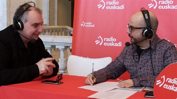 Galder Pérez con Fernando Bernués