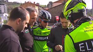 Los ciclistas del Euskadi Murias se despiden con notas de agradecimiento