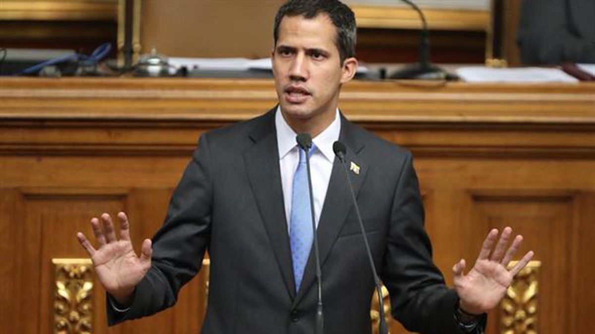 Juan Guaido Venezuelako oposizio burua Asanblea Nazionalean