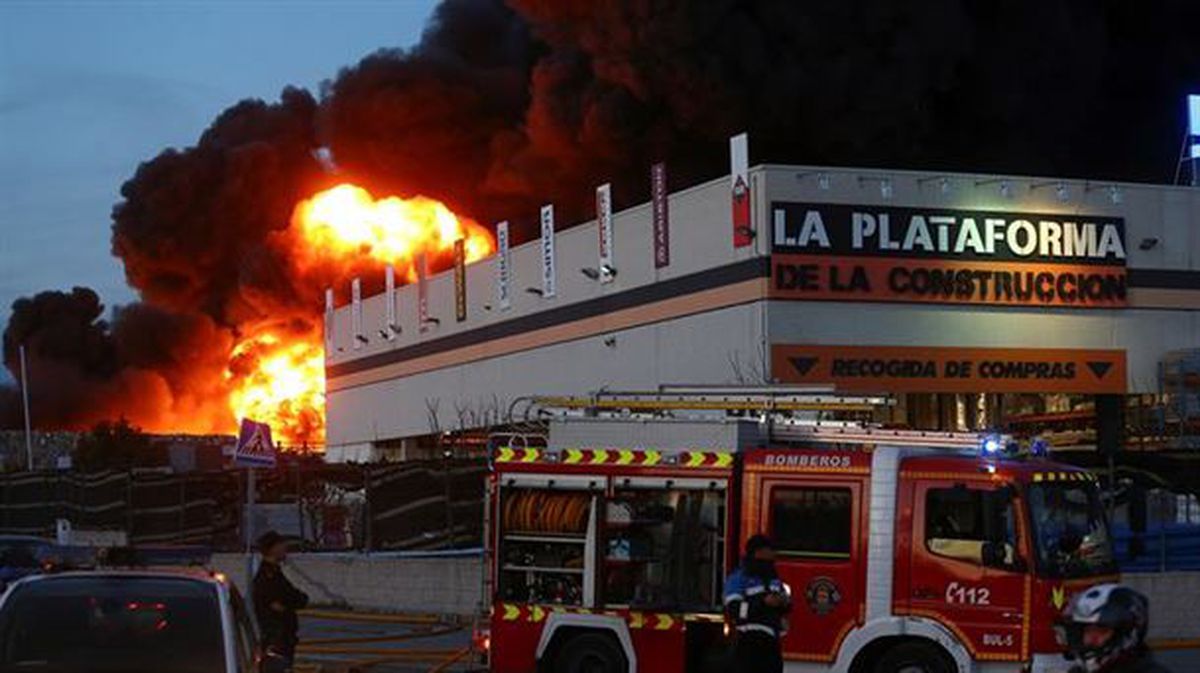 Incendio en Alcorcón.