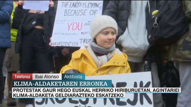 La joven activista sueca Greta Thunberg.