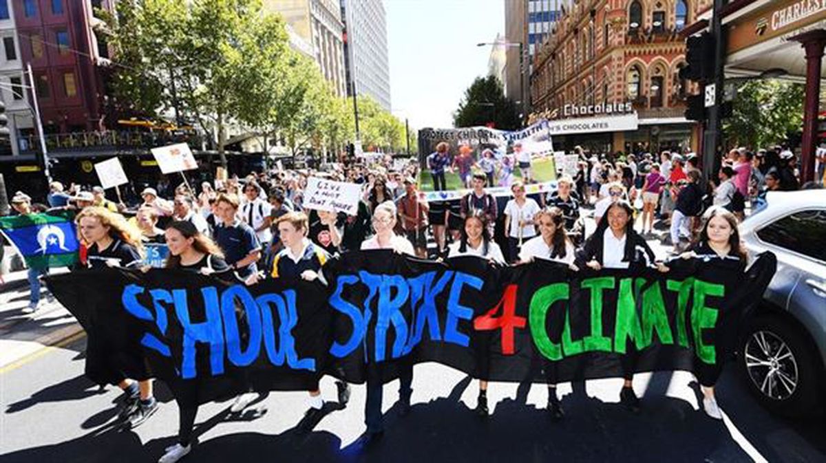Huelga contra el cambio climático en Australia