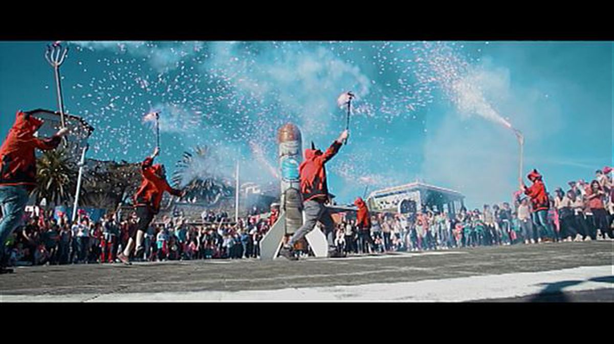 Imagen del videoclip grabado en Lekeitio