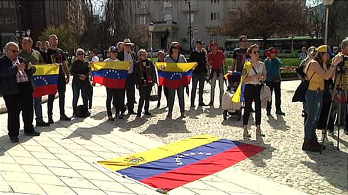 Bilbon izandako manifestazioaren irudietako bat