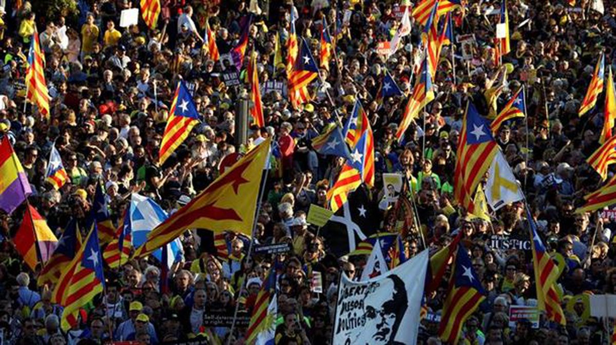 Madrid se convierte en un clamor por el derecho de autodeterminación