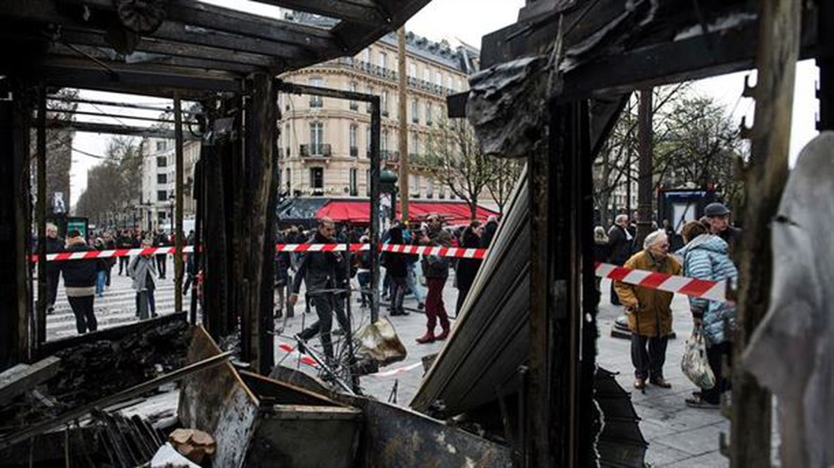 Kiskalitako denda Paris erdialdean