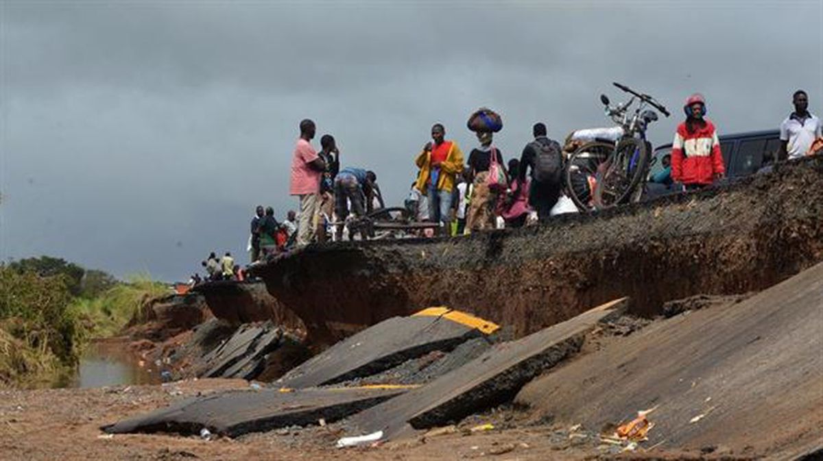Consecuencias del ciclón Idai en Sofala (Mozambique).