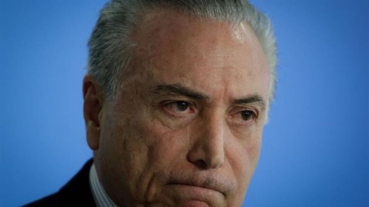 Michel Temer (2016-2018) Brasilgo presidente ohia. Argazkia: EFE