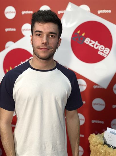 Jon Fernandez en el 29 aniversario de Gaztea