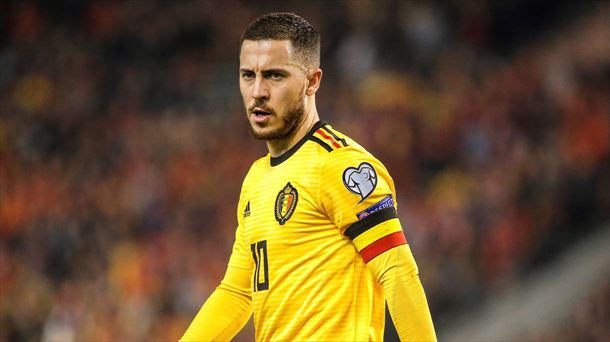 Eden Hazard, Belgikako selekzioarekin. Argazkia: EFE