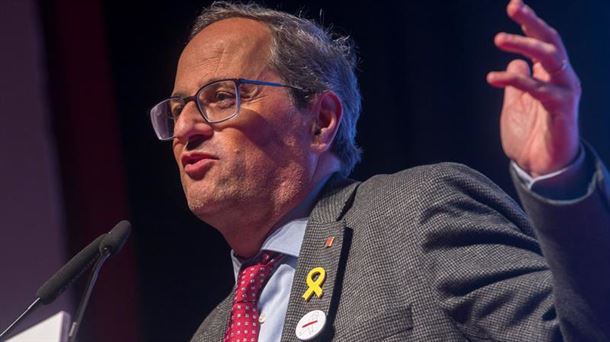 El presidente de la Generalitat, Quim Torra