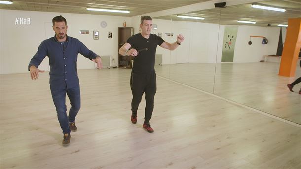 Ángel ha sacado a bailar a Joseba Arguiñano