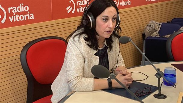 Mercedes Maroto-Valer en Radio Vitoria (archivo EITB Media)