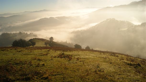 Vista desde una de las laderas del monte Argalario.