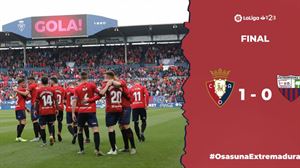 Osasuna, menos brillante pero más líder