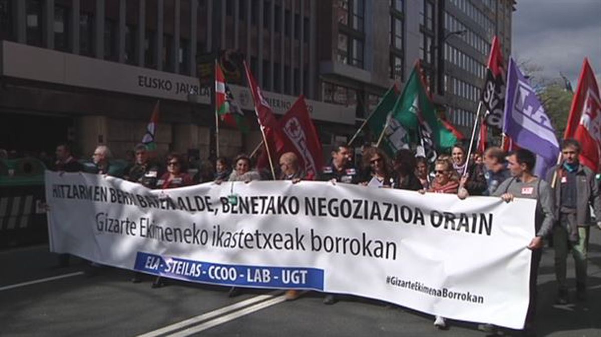 Manifestación en Bilbao