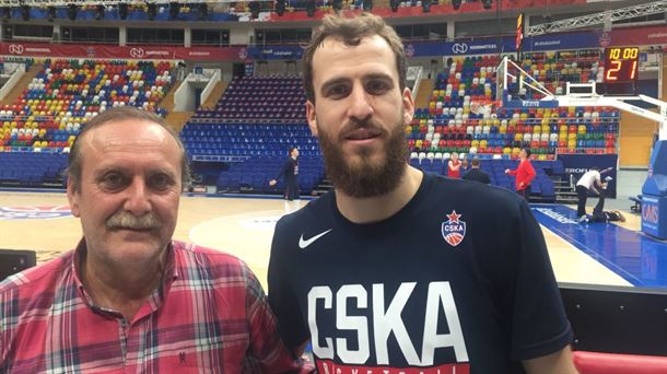 Sergio Rodriguez junto con Rafa Muntión