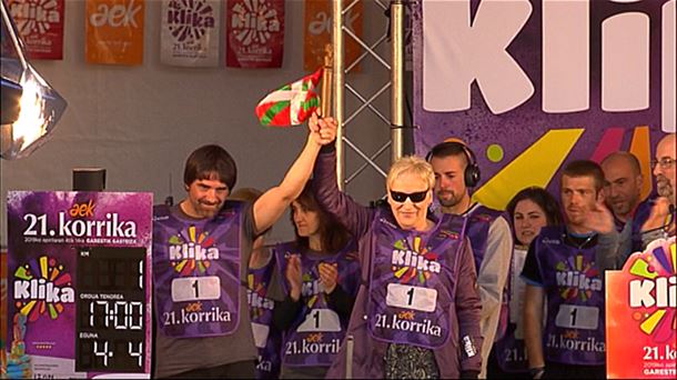Garesko herritarrek ekin diote 21. Korrikari